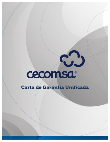 Carta de Garantía Unificada  Manualzz