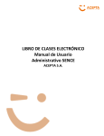 Libro de Clases Electrónico SENCE Manual de usuario | Manualzz