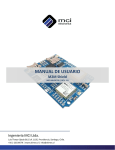 Manual de usuario Escudo M2M M2M Shield