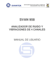 SVAN 958 - Manual de usuario
