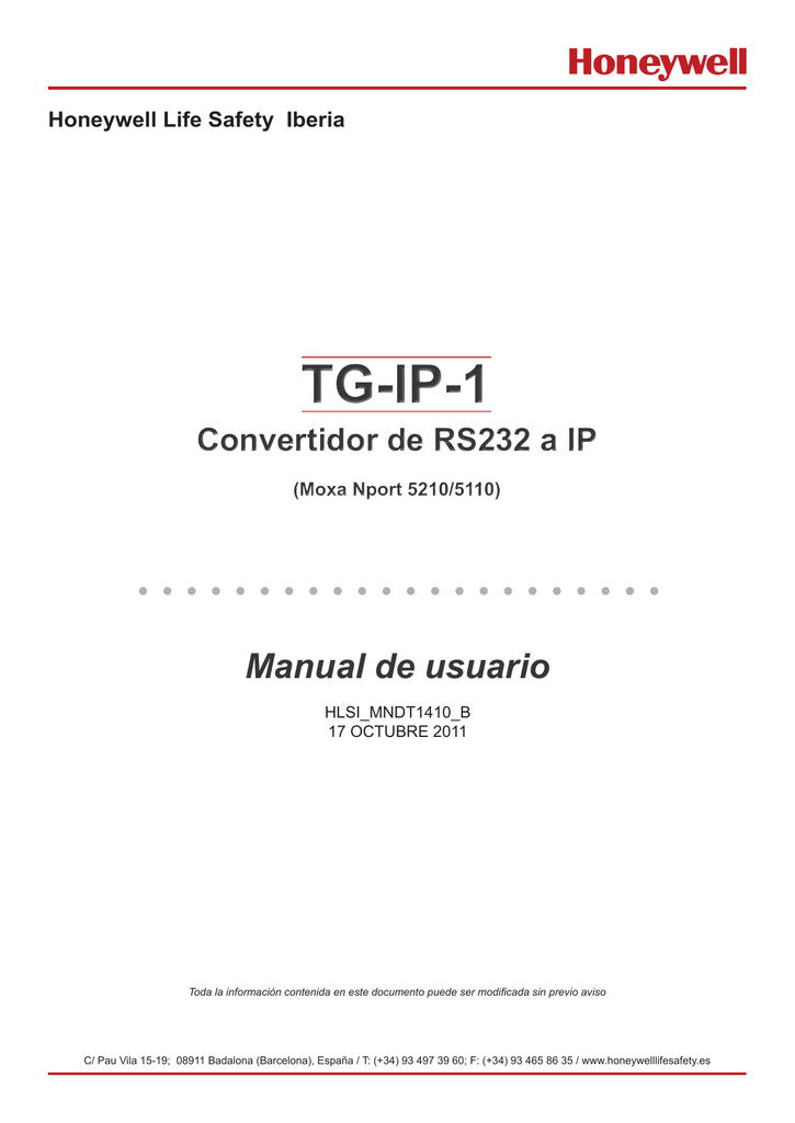 Descargar - Notifier by Honeywell | Manualzz