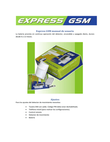 Настройка express gsm 2