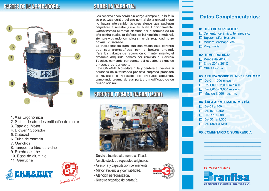 Vendo aspiradoras industriales chasquy en Lima | Clasf casa-y-jardin
