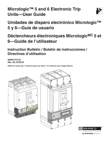 Micrologic™ 5 and 6 Electronic Trip Units—User | Manualzz