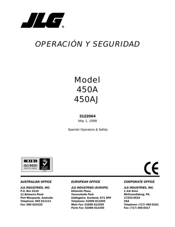 Manual De Operador 450aj Manualzz