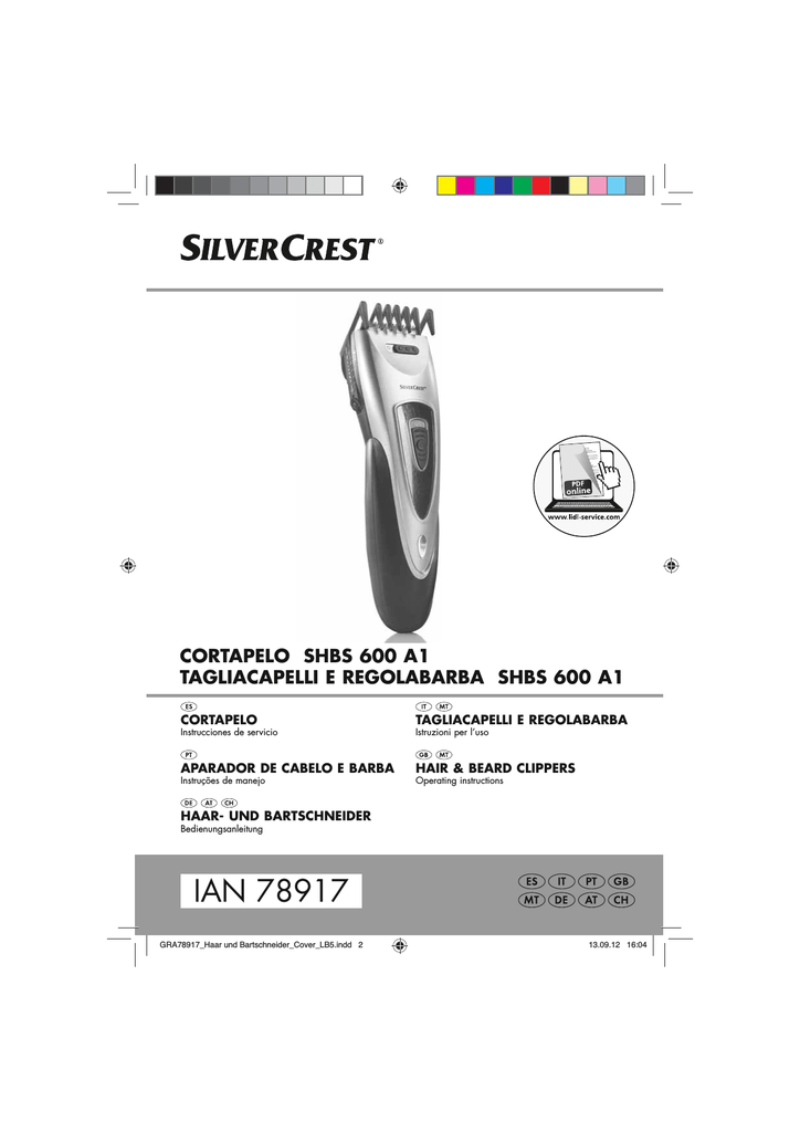 silvercrest hair & beard trimmer lidl
