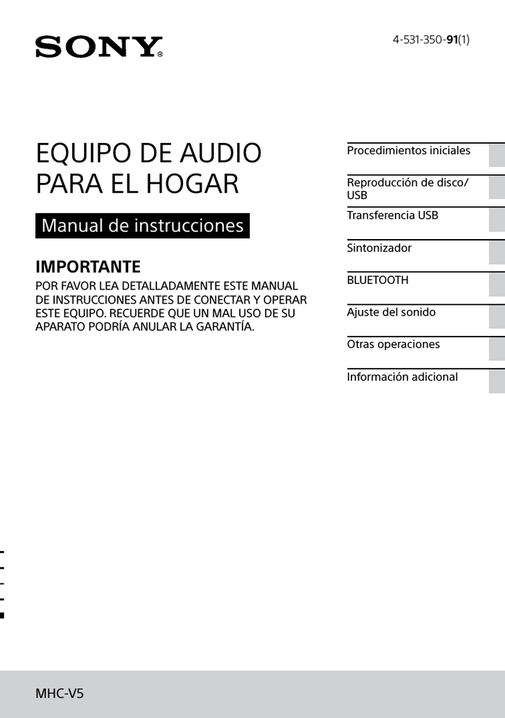 Minicomponente Sony Mhc-ecl99bt Caracteristicas Offer Online | Ids ...