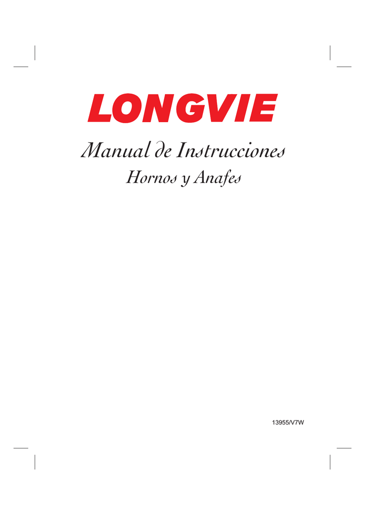 Manual de Instrucciones | Manualzz