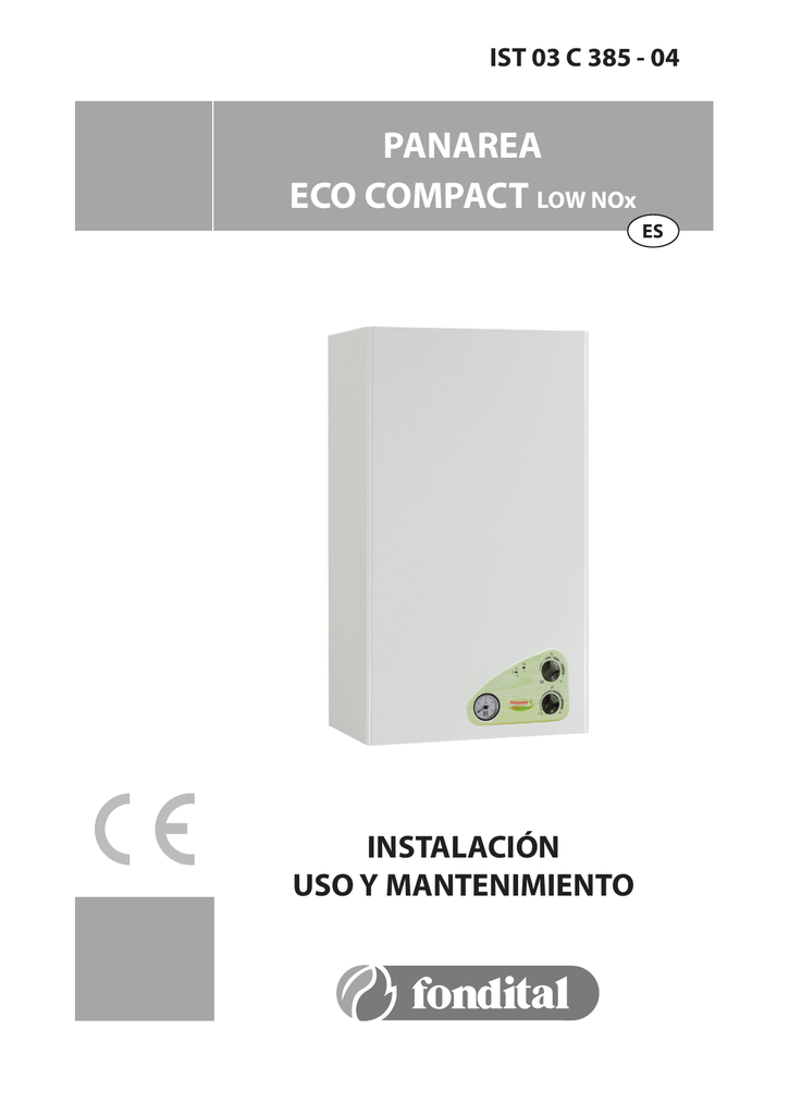 Fondital Panarea Eco Compact LOW NOx (IST 03 C 385 - 04 | ES ...