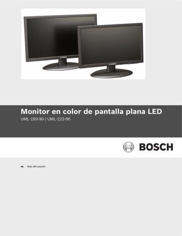Monitor en color de pantalla plana LED | Manualzz