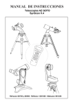 Manual de instrucciones Telescopios AZ GOTO SynScan V.4