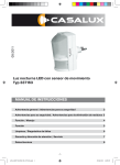 Luz nocturna LED con sensor de movimiento 337163 MANUAL DE INSTRUCCIONES