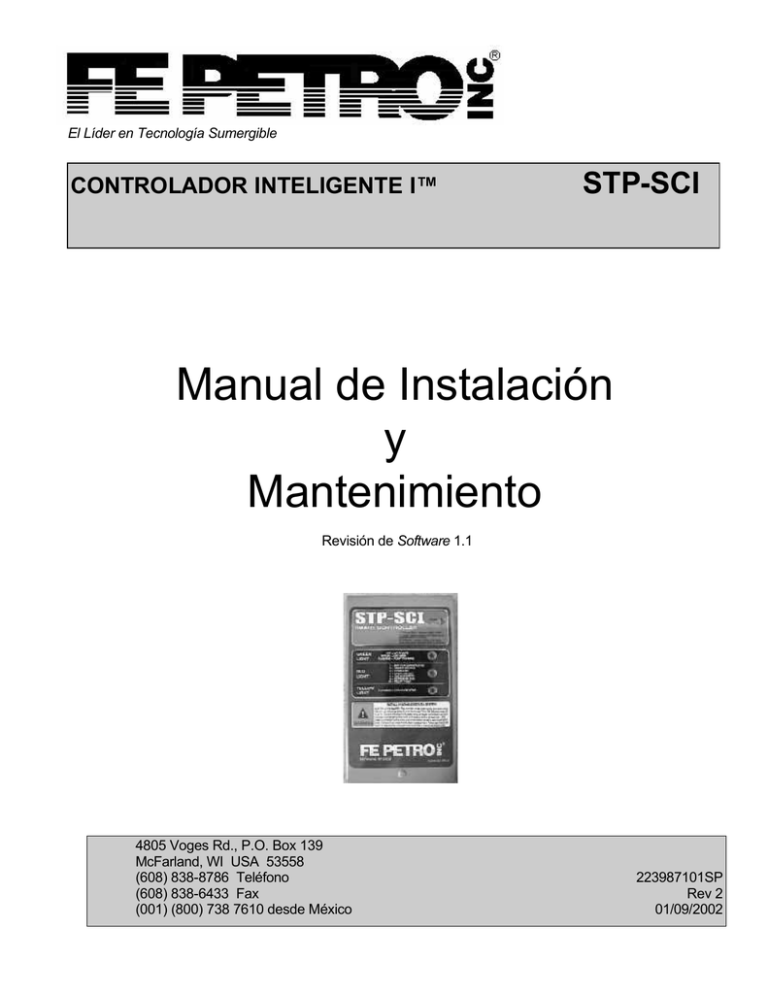 Manual De Instalación Y Mantenimiento | Manualzz