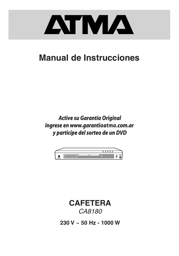 Manual de Instrucciones | Manualzz