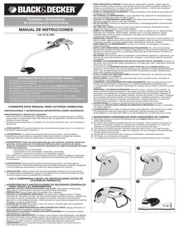 BLACK & DECKER NST1118 QUICK START MANUAL Pdf Download