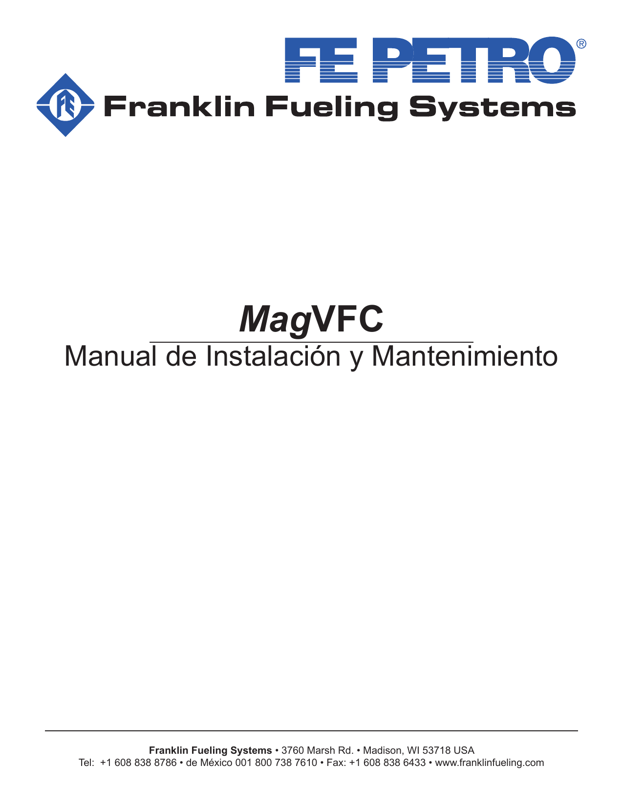 MagVFC Franklin Fueling Systems Manualzz