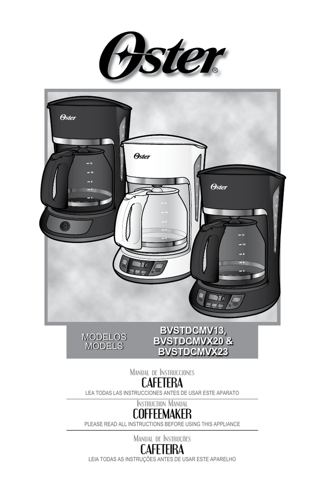 Jarra para cafetera oster 12tazas modelo 3304 4289 en Sucre-Sucre | Clasf  casa-y-jardin