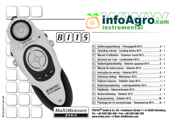 Trotec BI15 Manual De Usuario | Manualzz