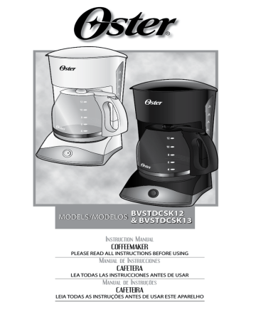 Oster BVSTDCSK12, BVSTDCSK13 Manual de usuario | Manualzz