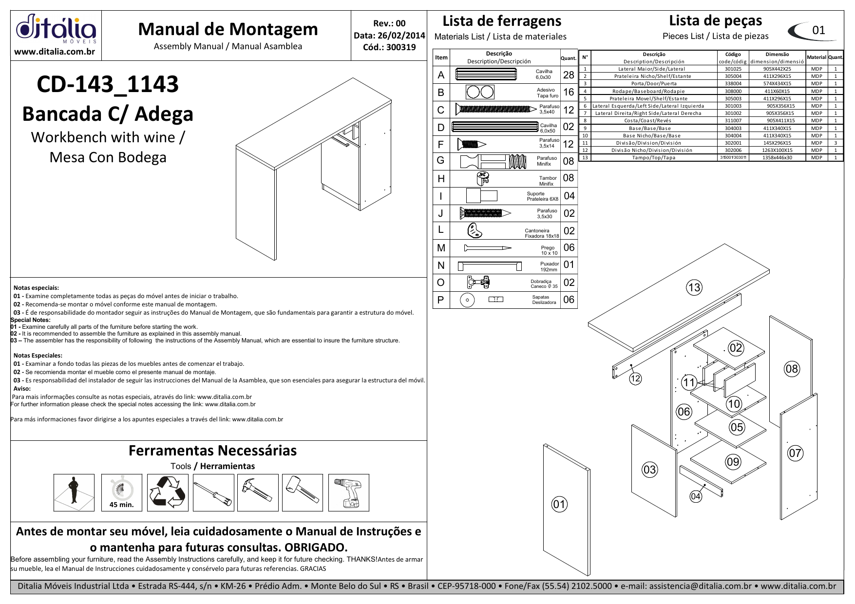 Manual de montaje