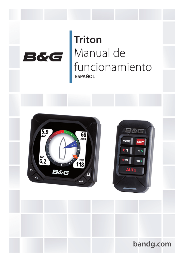 B&G Triton Instrucciones De Operación | Manualzz