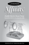 Lansinoh affinity Instructions For Use Manual