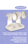 Lansinoh affinity Instructions For Use Manual