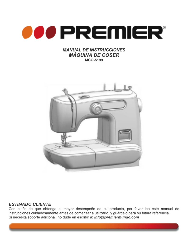 Premier MCO-5199 Instruction manual | Manualzz