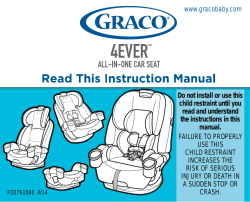 graco 4ever installation manual