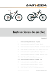 Manual de instrucciones UNIVECA Bicicleta