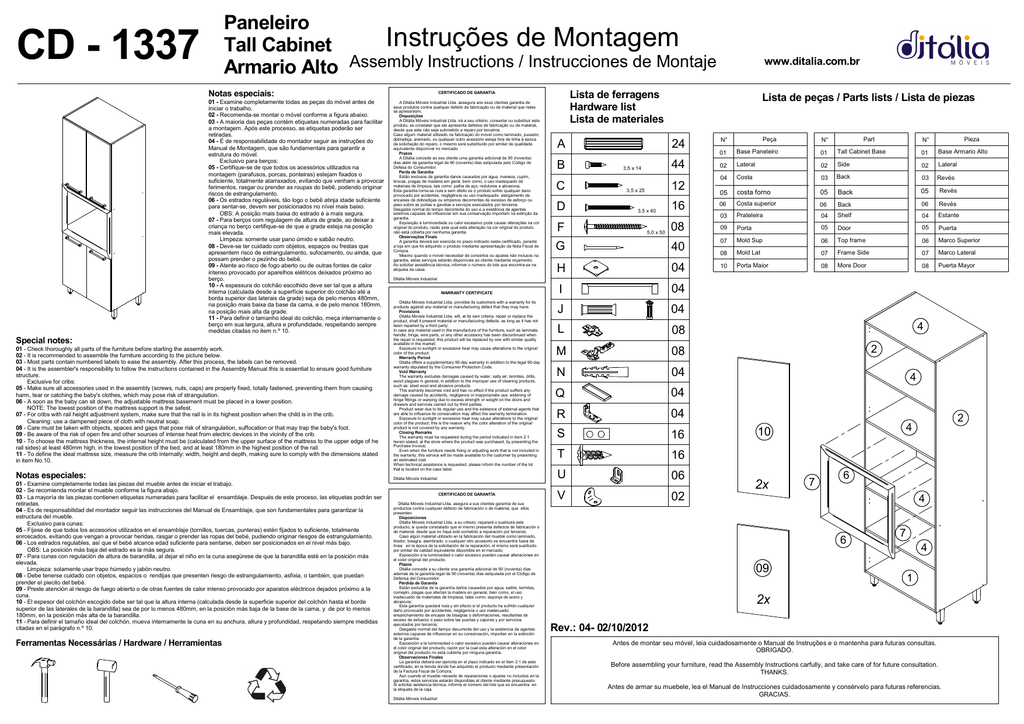 Manual de montaje