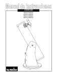 Telescopio Dobson 150mm/1000mm, 200mm/1200mm, 254mm/1200mm, 305mm/1500mm  Manual de instrucciones
