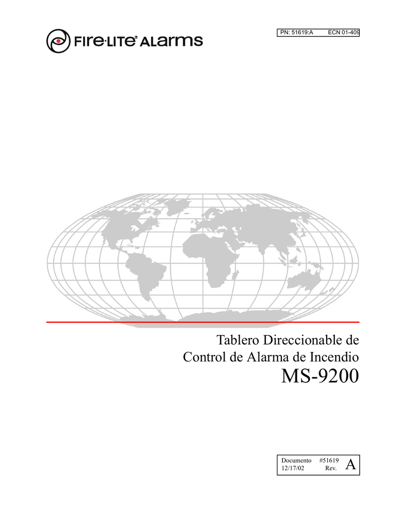 MS-9200 - Firelite | Manualzz