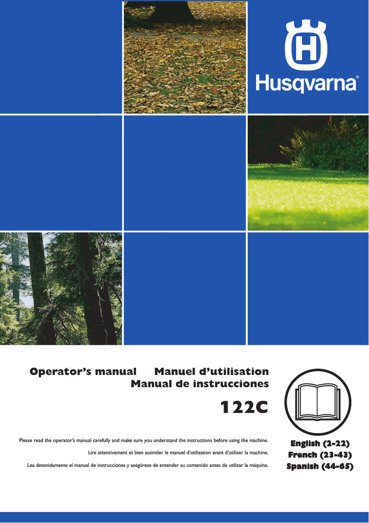 Husqvarna 122C CurvedShaft String Trimmer Owner's Manual Manualzz