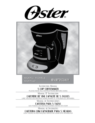 Oster BVSTDC3401 Instruction manual | Manualzz