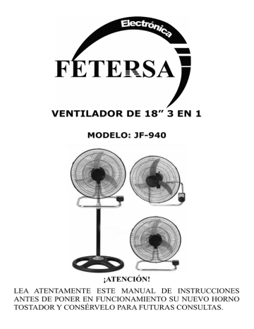 VENTILADOR DE 18” 3 EN 1 | Manualzz