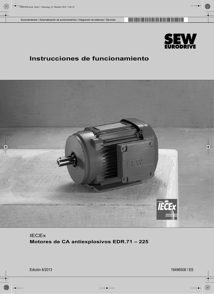 Sew Eurodrive EDR132 EDR180 EDR160 EDR200 EDR.71 EDR225