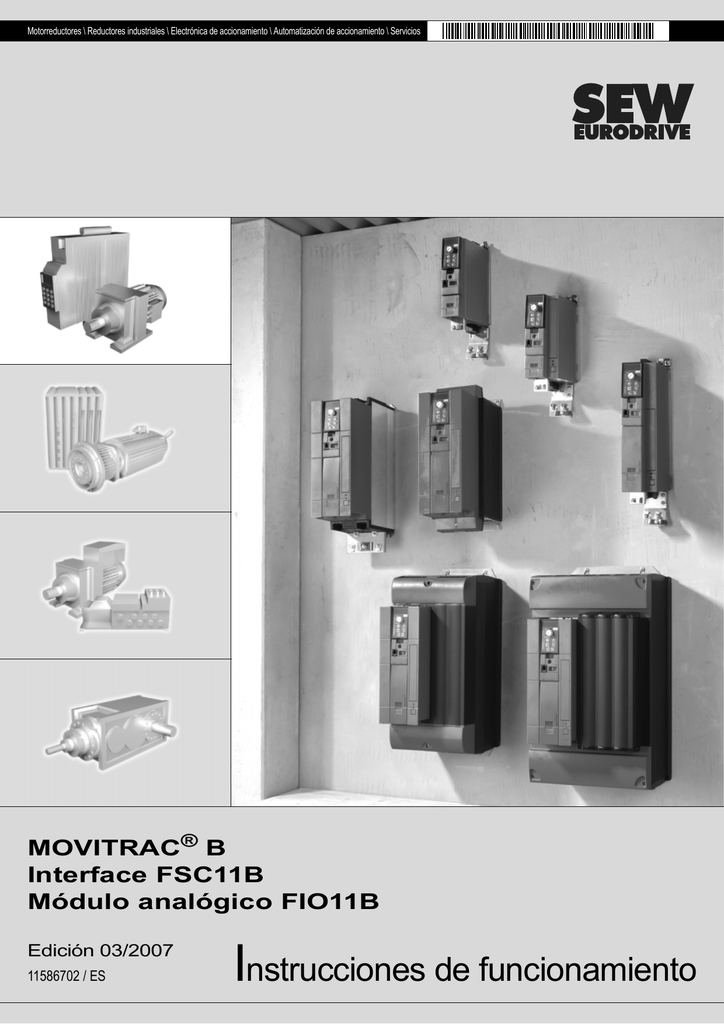 SEW MOVITRAC® B, Interface De Comunicación | Manualzz