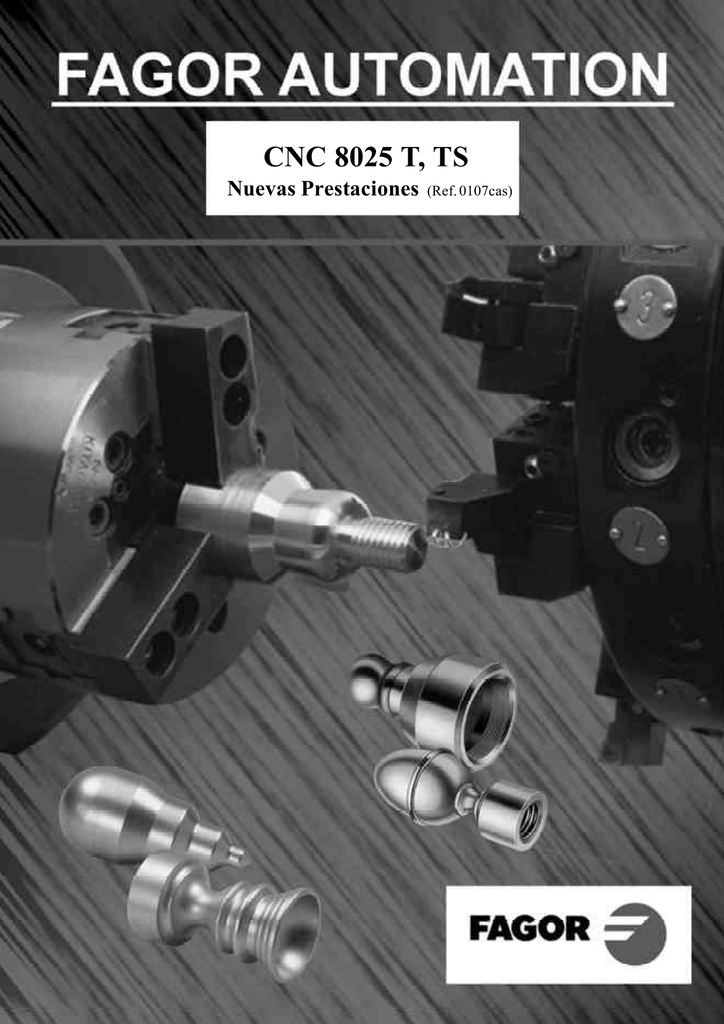 Manual completo de Torno Fagor 8025T Manualzz Manual completo de Torno Fagor 8025T Manualzz