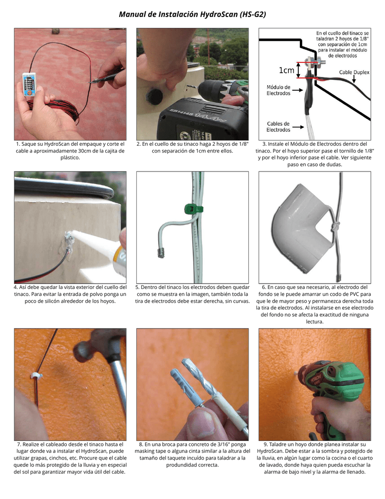 Manual De Instalacion Hydroscan Hs G2 Manualzz