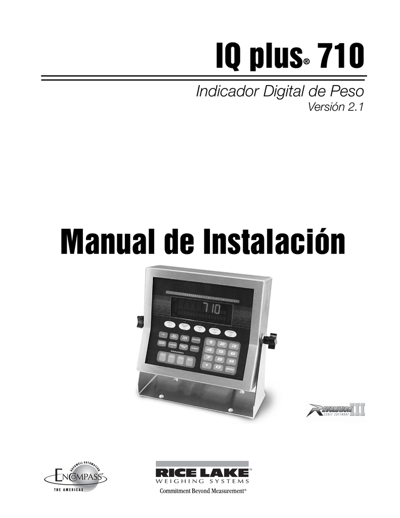 Iq Plus 710 Manual De Instalacion Manualzz