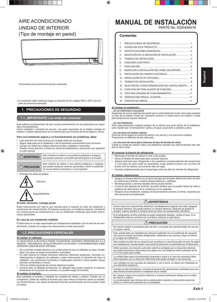 MANUAL DE INSTALACIÓN | Manualzz