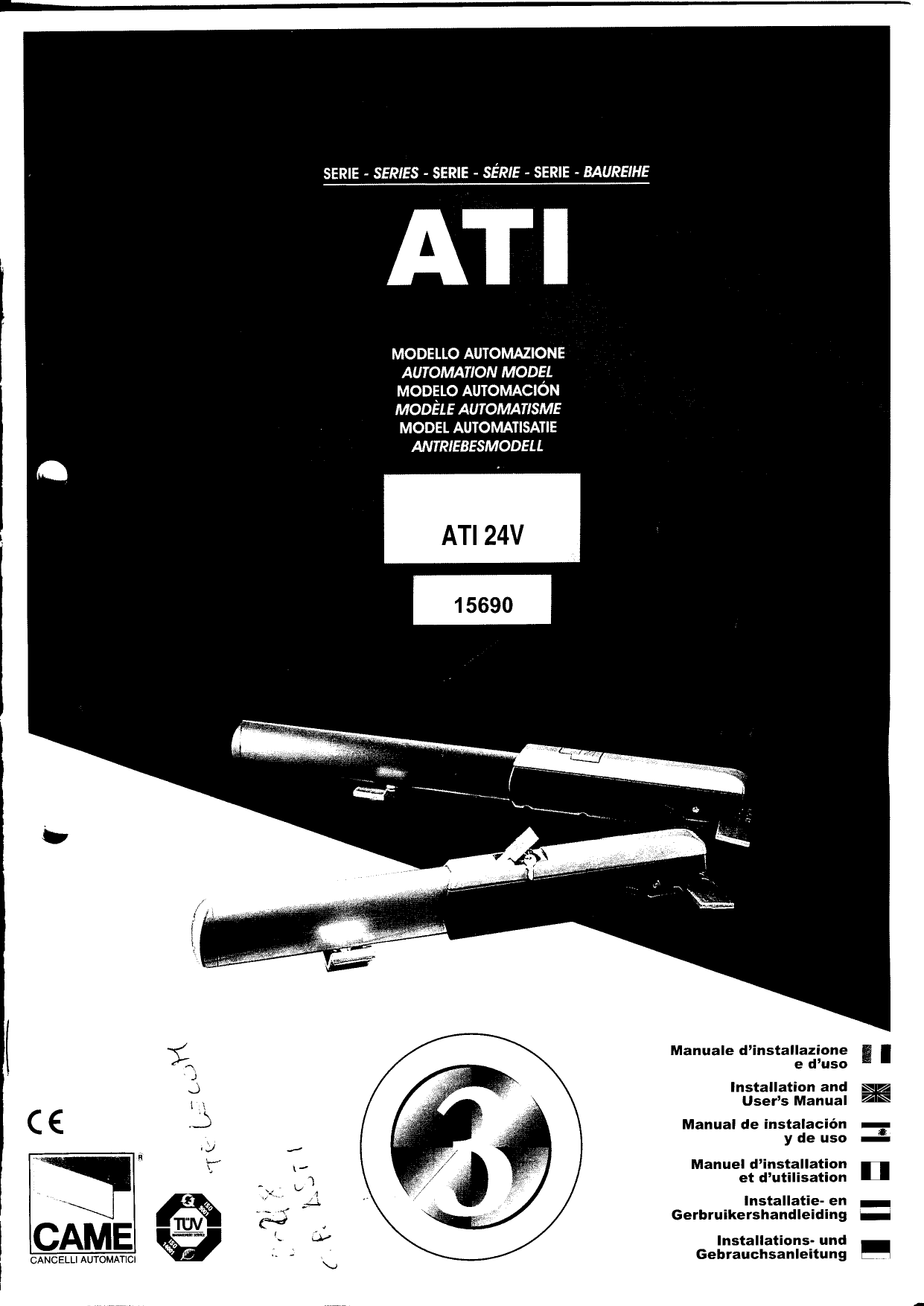 CAME ATI 24 v | Manualzz