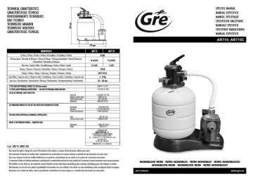 Gre FS300 Installation and Maintenance Manual | Manualzz