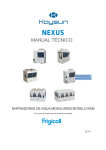 Manual t&eacute;cnico Enfriadoras de agua KEM 30 HN2KH, KEM 30 DHN2KH, KEM 30 DHN3, KEM 65 DHN3, KEM 130 HN3, KEM 200 HN3 y KEM 250 HN3