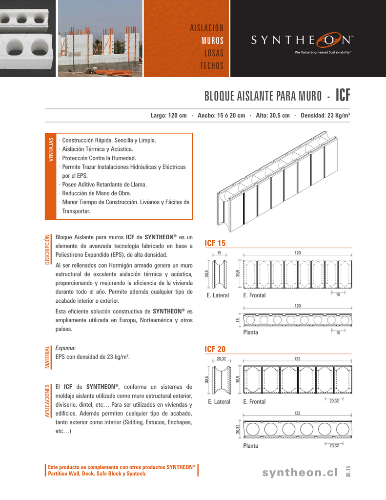 Bloque Aislante Para Muro Manualzz