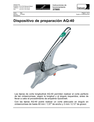Pince De Jonction Habasit PT-55/8 – Neuve, Sans Emballage