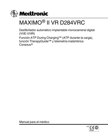 Medtronic MAXIMO® II VR D284VRC | Manualzz
