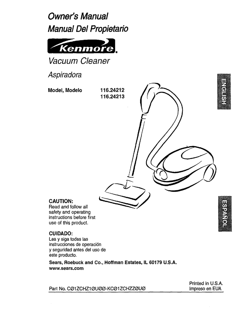 kenmore model number 116