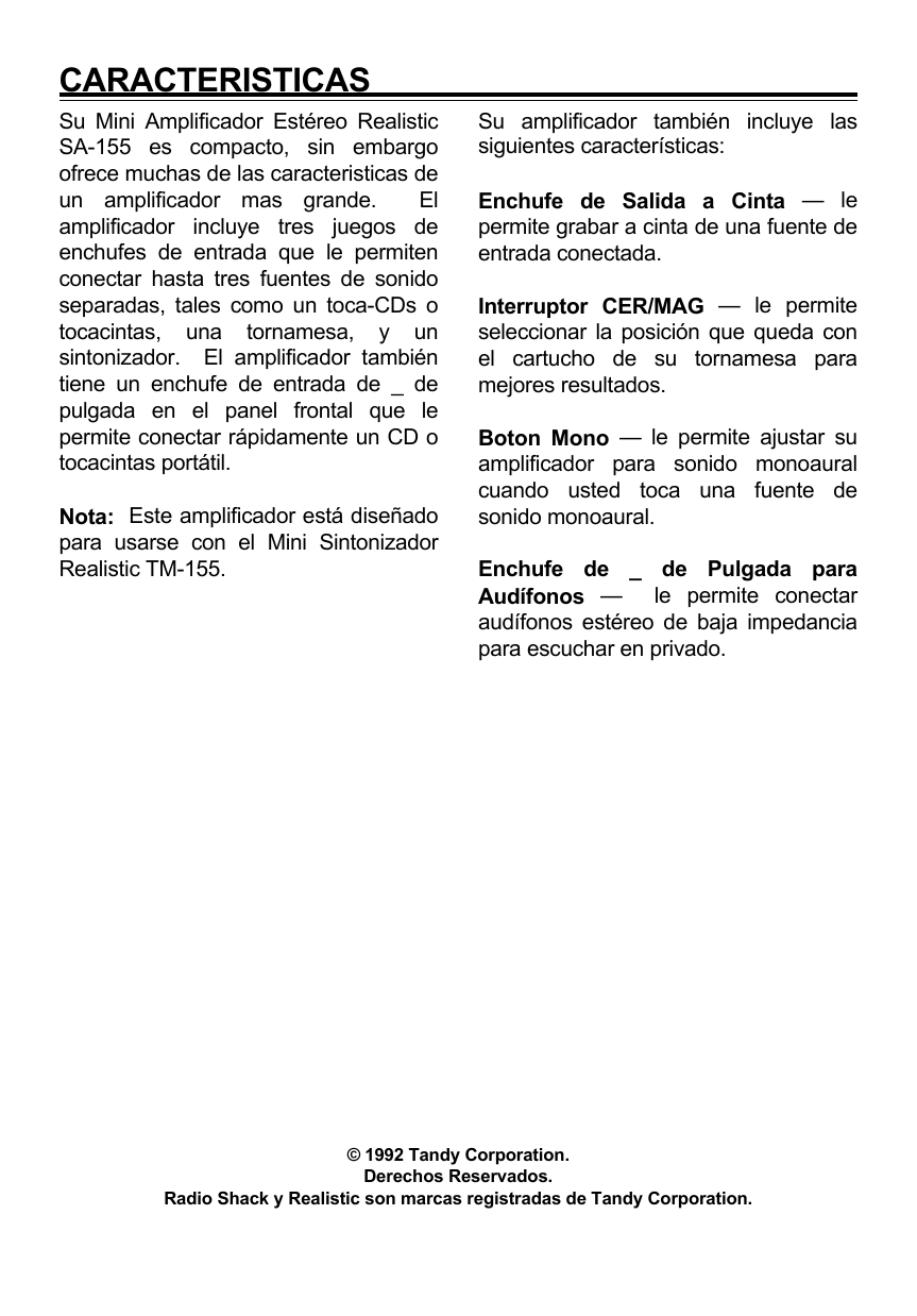 radioshack tornamesa
